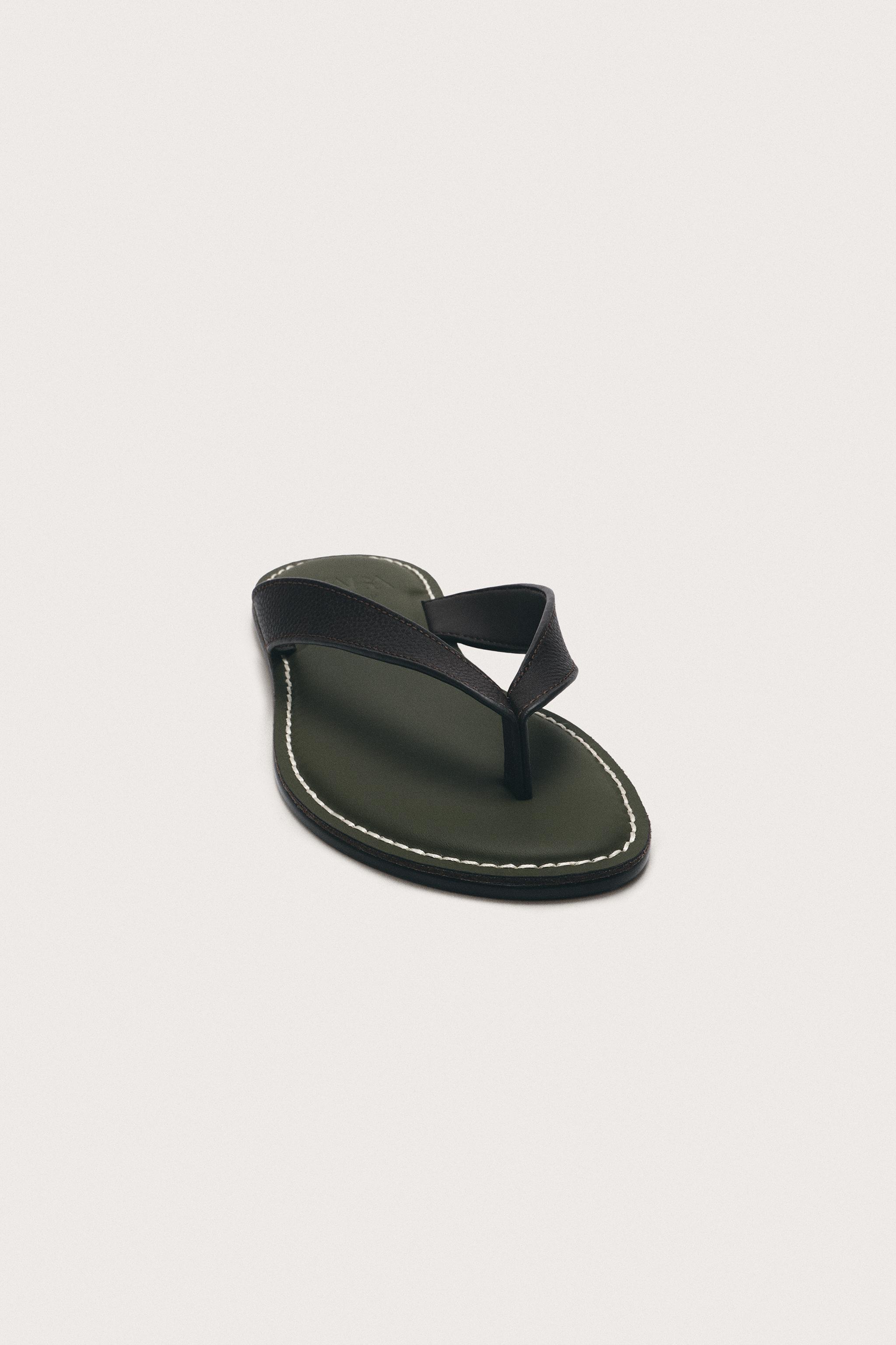 LIMITED EDITION LEATHER STRAP SANDALS